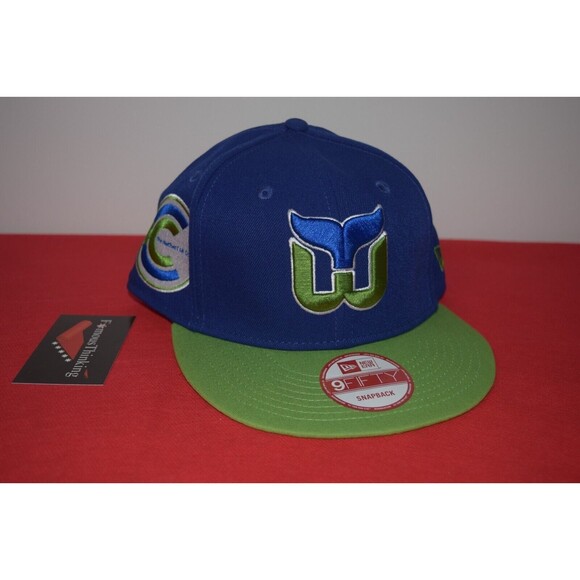 NHL New Era Hartford Whalers Snapback Hat 9Fifty ULTRA RARE Hockey Wolf Pack - Picture 6 of 9